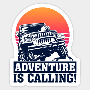 Jeep Wrangler Adventure Sticker